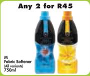 M Fabric Softener (All Variants)-2 x 750ml