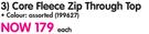 Endurance Core Fleece Zip Through Top-Each