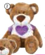 Loveable 50cm Sitting Bear-Each