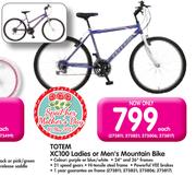 Totem XC100 Ladies Or Men's Mountain Bike-Each