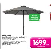 Coolaroo 3m Aluminium Round Umbrella