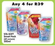 Sta-Soft Smart Pack(All Variants)-4x500ml