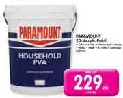 Paramount 20L Acrylic Paint 