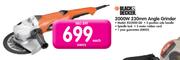 Black & Decker 2000W 230mm Angle Grinder KG2000-QS