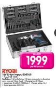 Ryobi 18V Li-ion Impact Drill Kit CLD-1860K