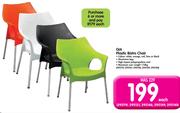 GIA Plastic Bistro Chair-Each