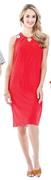 Legend Slinky Red Knit Dress-Each