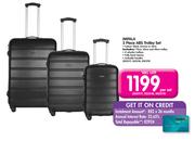 Impala 3-Piece ABS Trolley Set-Per Set