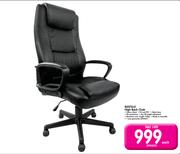 Bastille high back store chair