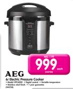 AEG 6ltr Electric Pressure Cooker EPC6000