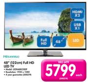 Hisense 48" (122cm) Full HD LED TV LEDN48K20DP