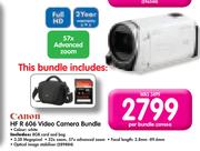Canon HF R 606 Video Camera Bundle