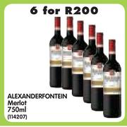 Alexanderfontein Merlot-6x750ml