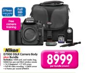 Nikon D7000 DSLR Camera Body Plus Bundle