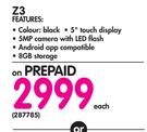 BlackBerry 5" Z3