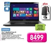 Lenovo 15.6" IdeaPad Core i5 Notebook Bundle-Per Bundle