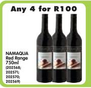 Namaqua Red Range-4x750ml
