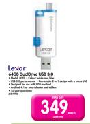 Lexar 64GB DualDrive USB 3.0 M20