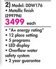 Defy 12 Place Dishwasher DDW176