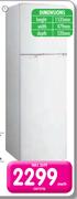 Hisense 220L Double Door Fridge/Freezer H220TWH