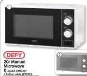 Defy 20L Manual Microwave DMO367