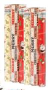 Christmas Counter Roll Wrap 50cmx40m-Per Roll
