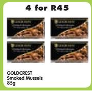 Goldcrest Smoked Mussels-4x85g
