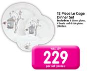 12 Piece Le Cage Dinner Set-Per Set