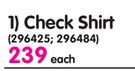 Camp Master Check Shirt-Each