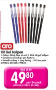 Aro Oil Gel Ballpen-Per 24 Pack