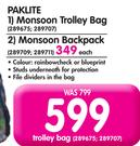 Paklite Monsoon Trolley Bag-Each