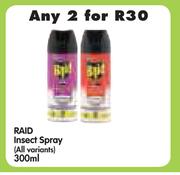 Raid Insect Spray (All Variants)-2x300ml