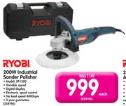 Ryobi 200W Industrial Sander Polisher SP1200-Each