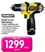 Stanley 10.8V Li-ion Drill Driver-Each