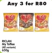 Riclan My Toffee(All Variants)-3x650g