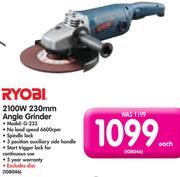 Ryobi 2100W 230mm Angle Grinder G-232