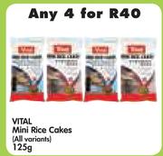Vital Mini Rice Cakes(All variants)-4 x 125g