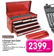 Mastercraft 6 Drawer Tool Chest PTC-102