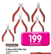 Mastercraft 5 Piece Plier Set-Per Set