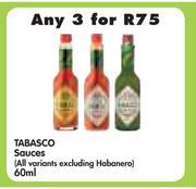 Tabasco Sauce (All Variants Excluding Habanero)-3x60ml