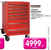 Mastercraft 7 Drawer Mobile Trolley PMT-111