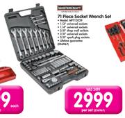 Mastercraft 71 Piece Socket Wrench Set MFT12029