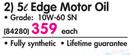 Castrol 5L Edge Motor Oil-Each