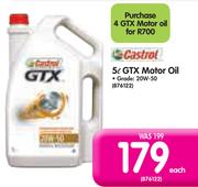 Castrol 5L GTX Motor Oil-Each