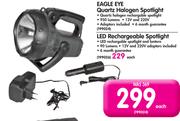 Eagle Eye LED Rechargeable Spotlight-Each