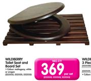 Wildberry Toilet Seat And Board Set-Per Set
