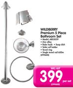 Wildberry Premium 5 Piece Bathroom Set ABS5059-Per Set