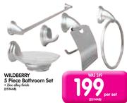 Wildberry 5 Piece Bathroom Set-Per Set