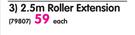 Academy Roller Extension 2.5m-Each
