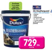 Dulux 20L Weatherguard